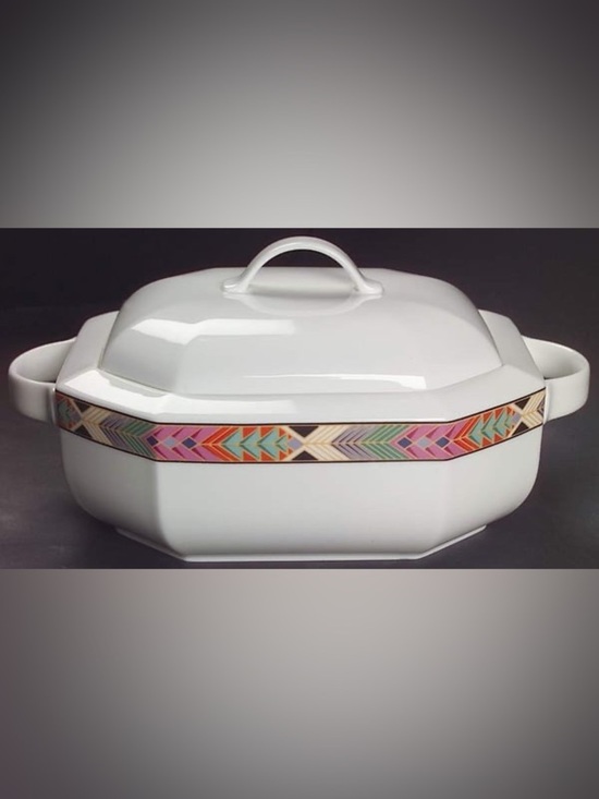 VILLEROY & BOCH Other - Cheyenne by VILLEROY & BOCH Octagonal Covered Vegetable West Germany Vintage